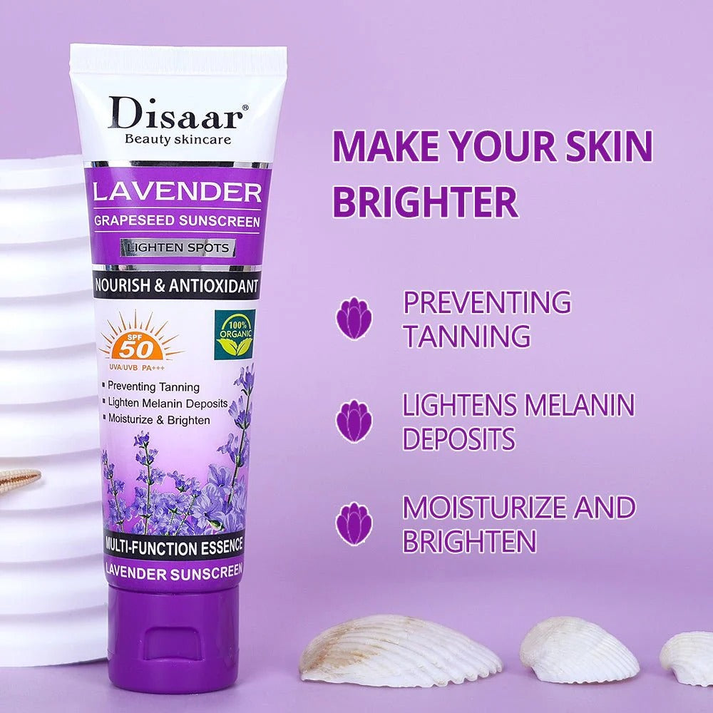 Disaar Lavender Grapeseed Sunscreen SPF 50 – Original