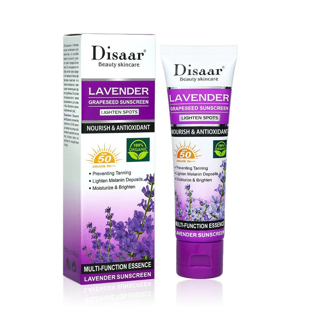 Disaar Lavender Grapeseed Sunscreen SPF 50 – Original