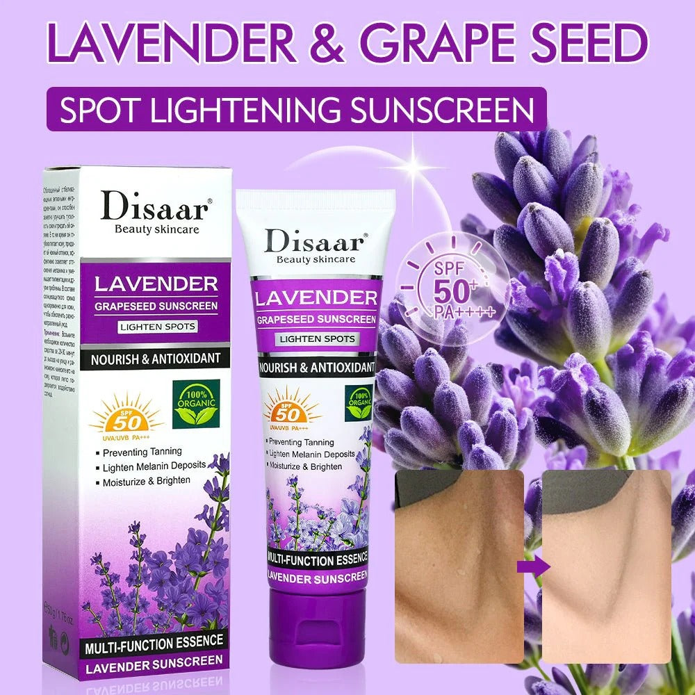 Disaar Lavender Grapeseed Sunscreen SPF 50 – Original